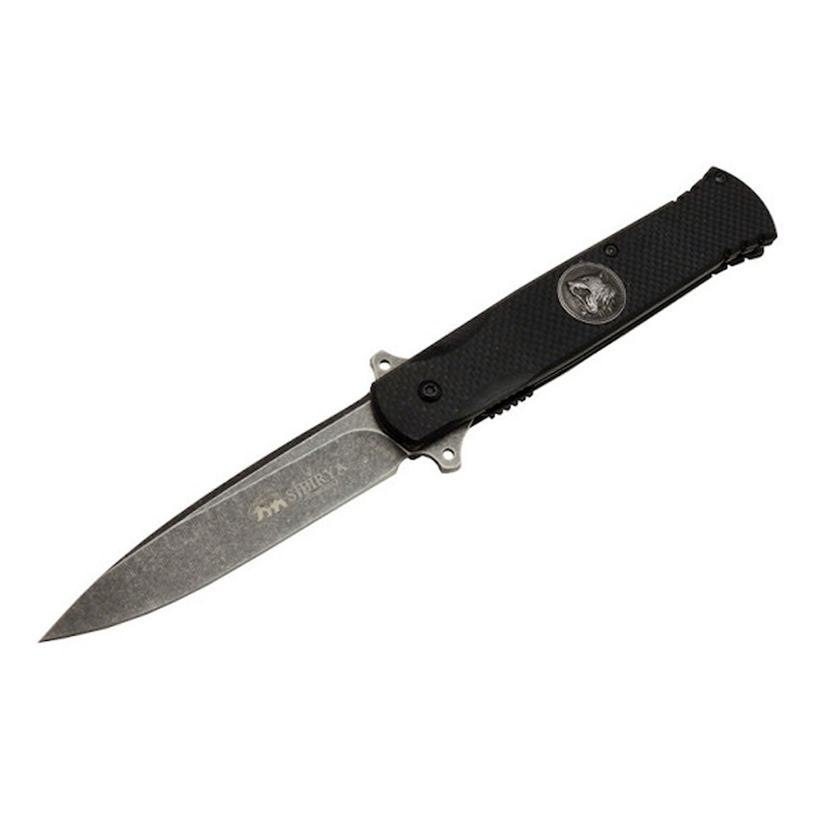 Sibirya Ayılı Çakı Siyah Marka:Sibirya Ürün Kodu: S-2197-C 21,5 CM