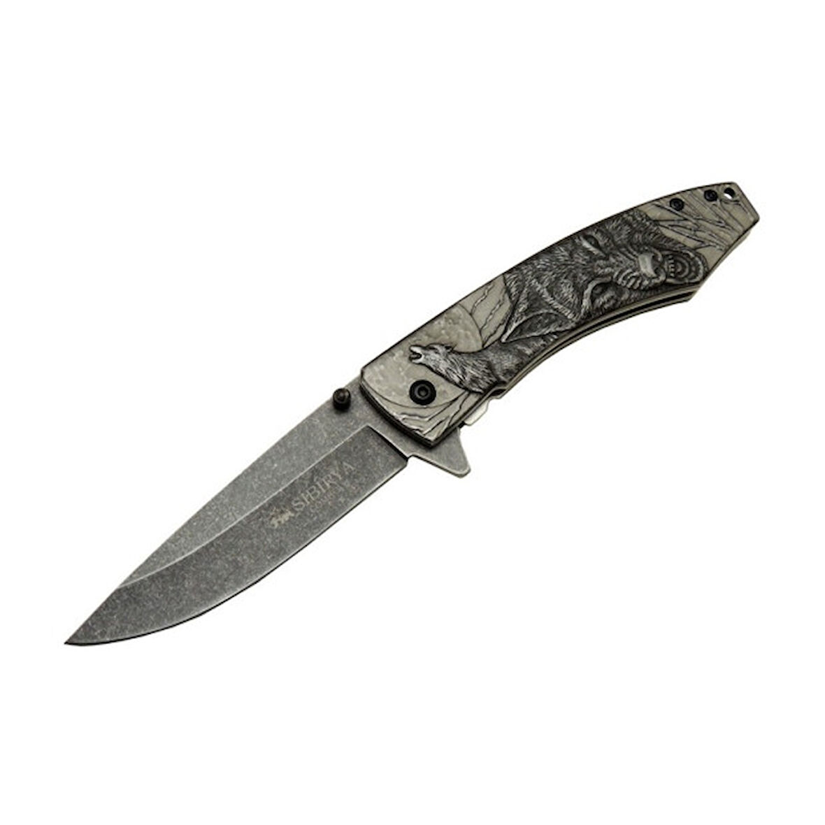 Sibirya Kurt Çakı Eskitme Marka:Sibirya Ürün Kodu: S-2072B 21 CM