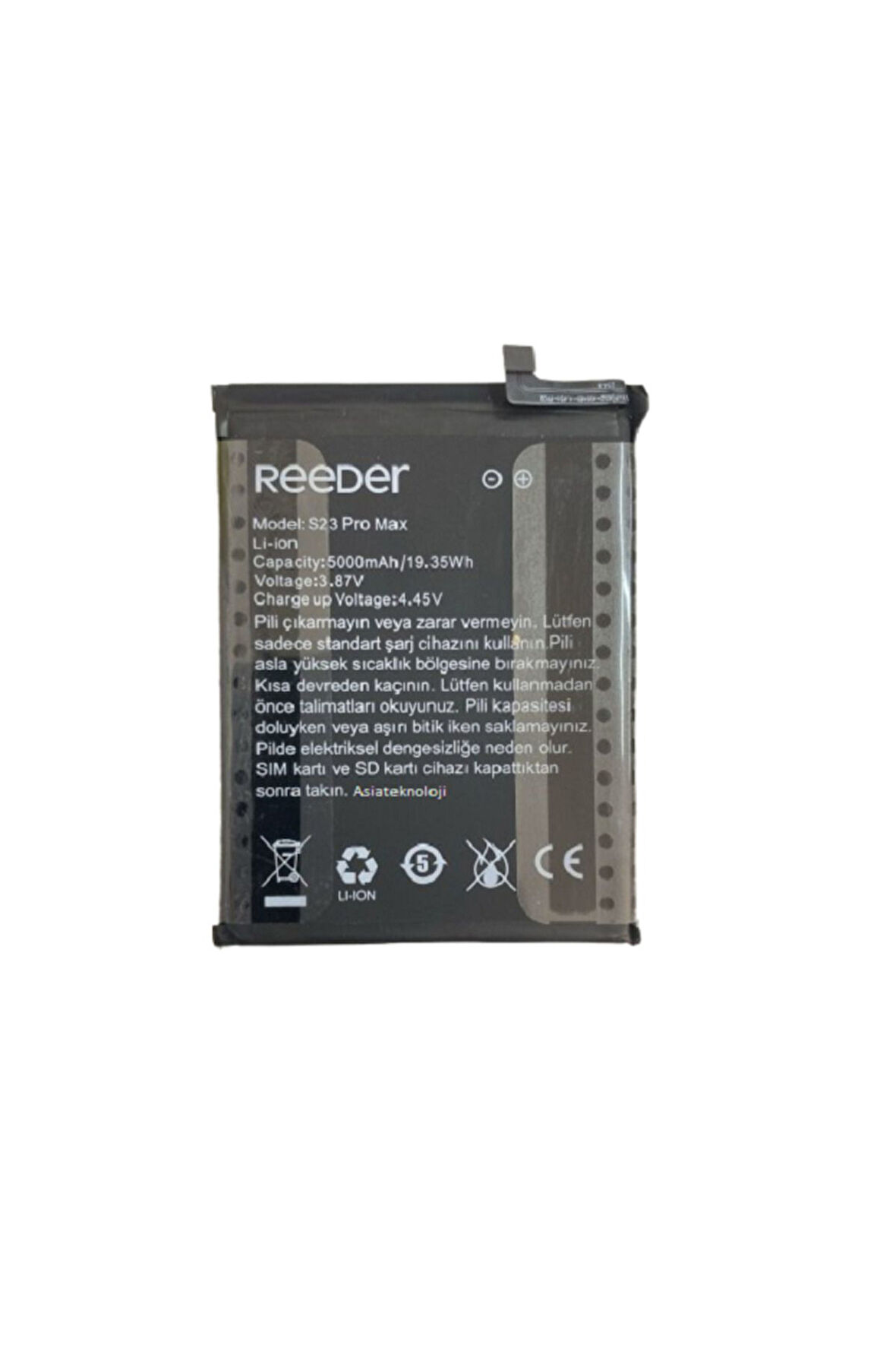 Reeder S23 Pro Max Pil Batarya 5000 mAh