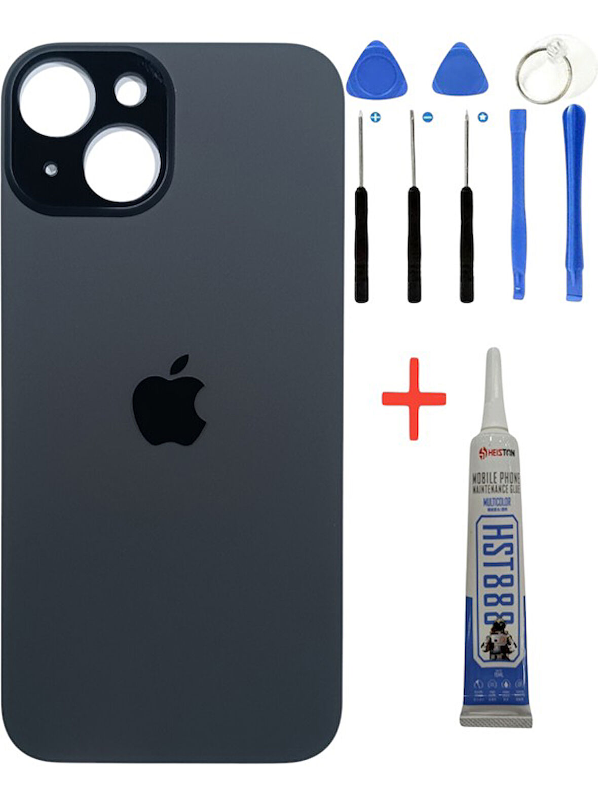 Apple iPhone 15 Plus Arka Kapak Pil Kapağı +Tamir Seti ve Yapıştırıcı
