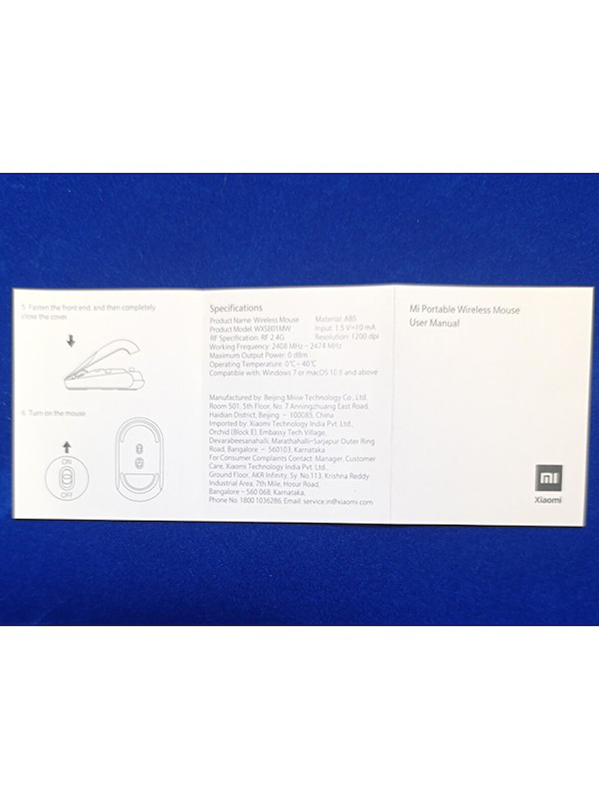 Xiaomi Çift Modlu Dual Mode Kablosuz Bluetooth Mouse 1200 Dpi Siyah (WXSB01MW)