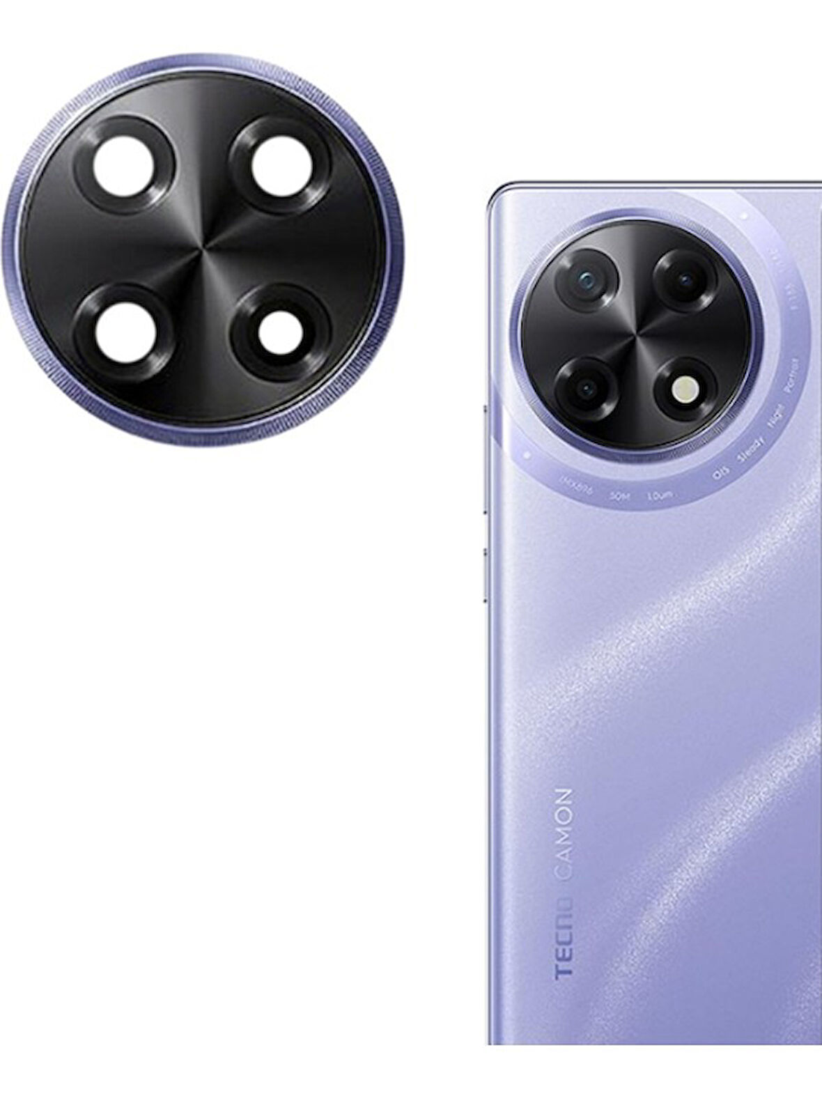 Tecno Uyumlu Camon 30S Pro Kamera Lensi Cam Cla6
