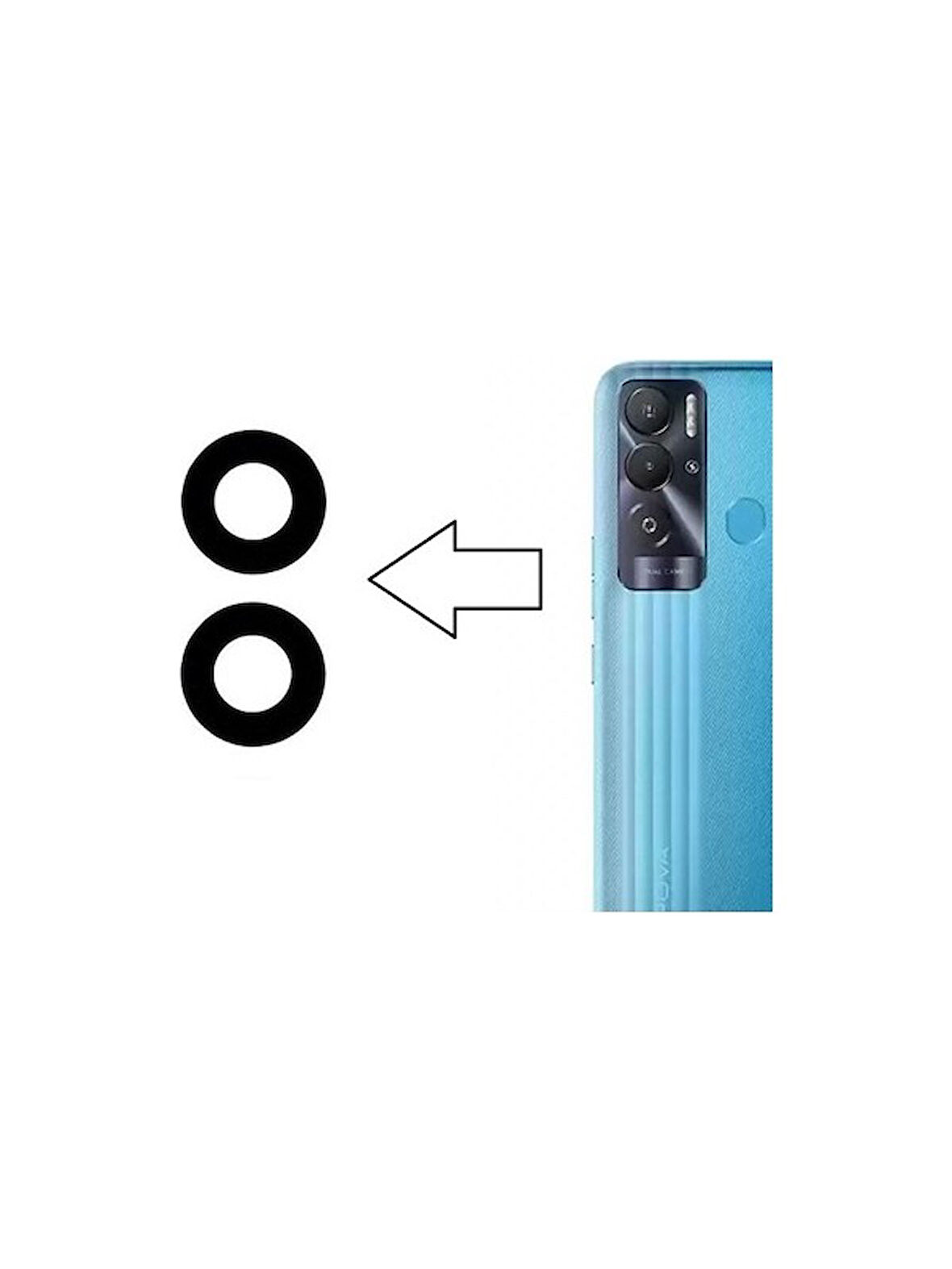Tecno Pova Neo Uyumlu Kamera Camı