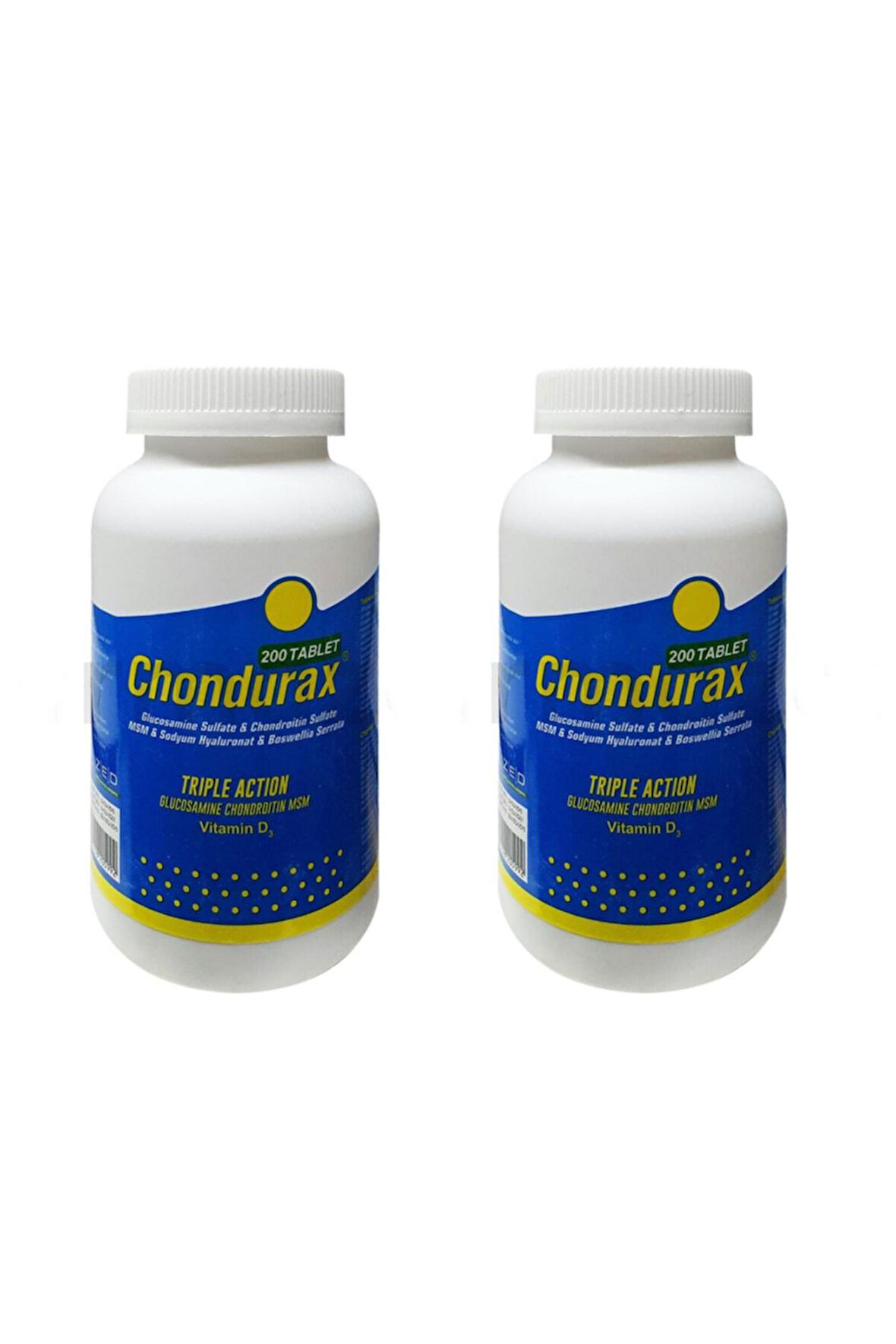 Chondurax Glukozamin Msm Kondroitin 200 Tablet 2 Adet