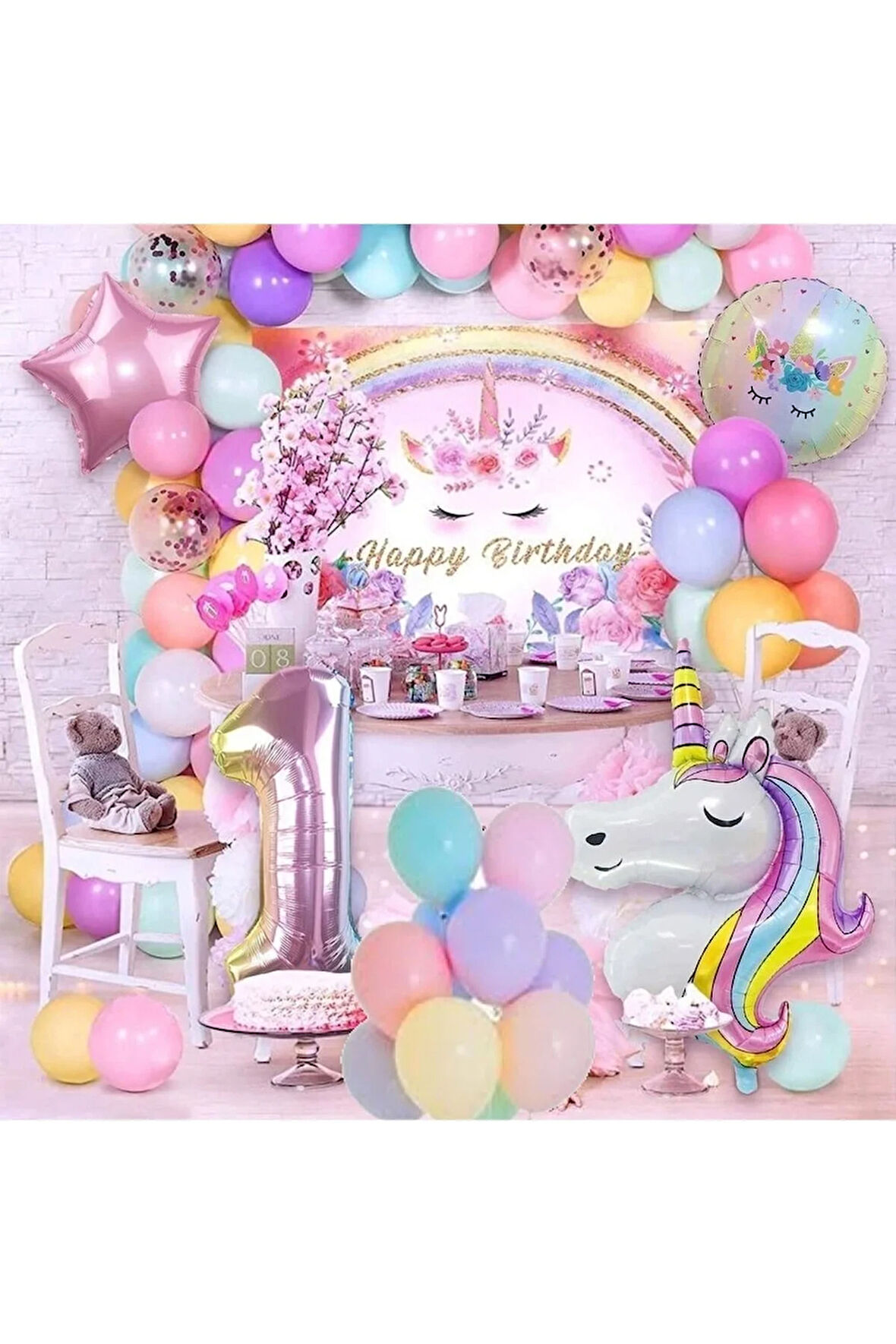 Çıtıpıtıstore 1 Yaş Balon Seti