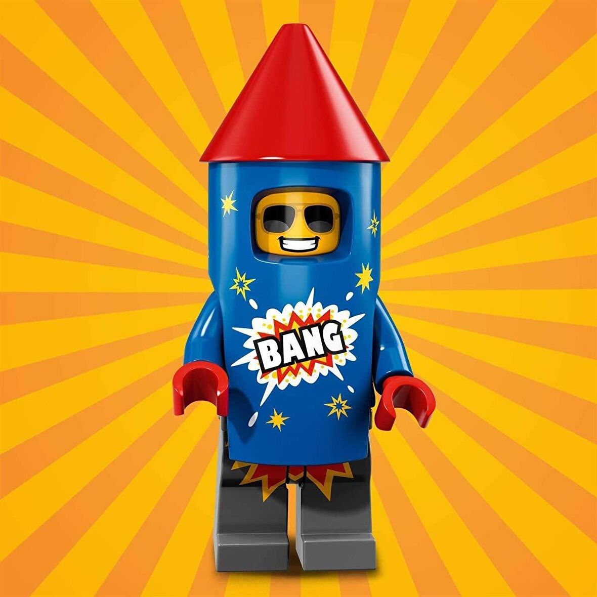 Lego 71021-5 Minifigür Seri 18 - Firework Guy