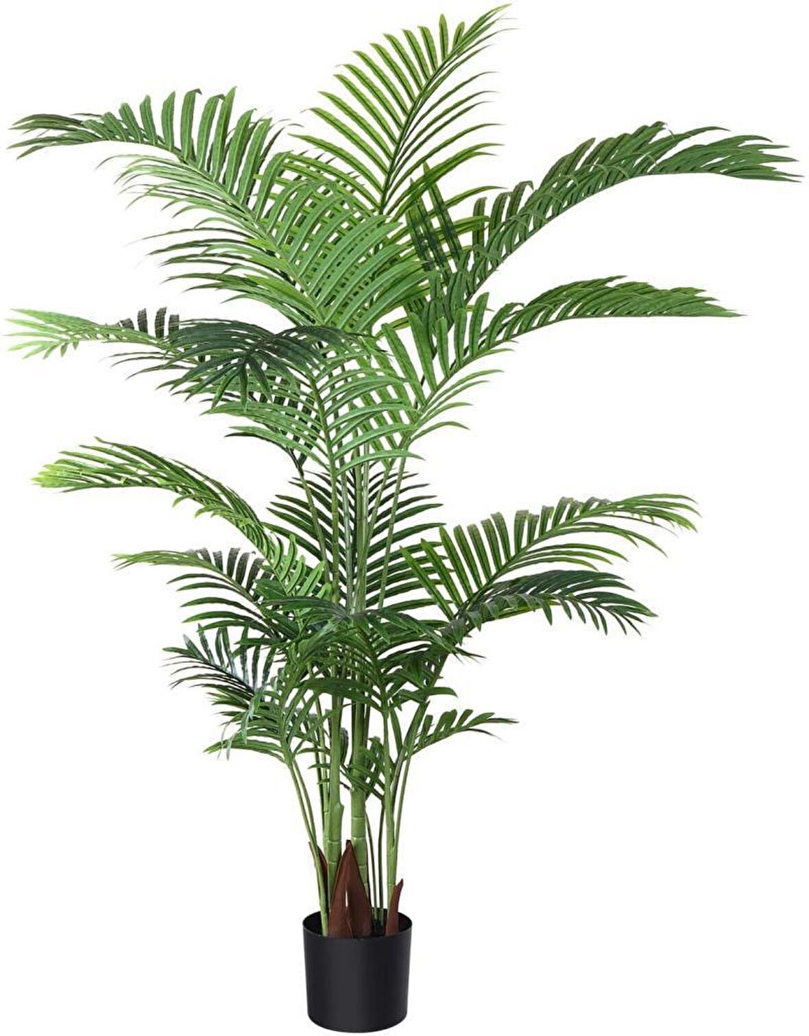 Yapay Ağaç Areka Ağacı Palmiye Ağacı Salon Bitkisi 150cm 19 Yaprak