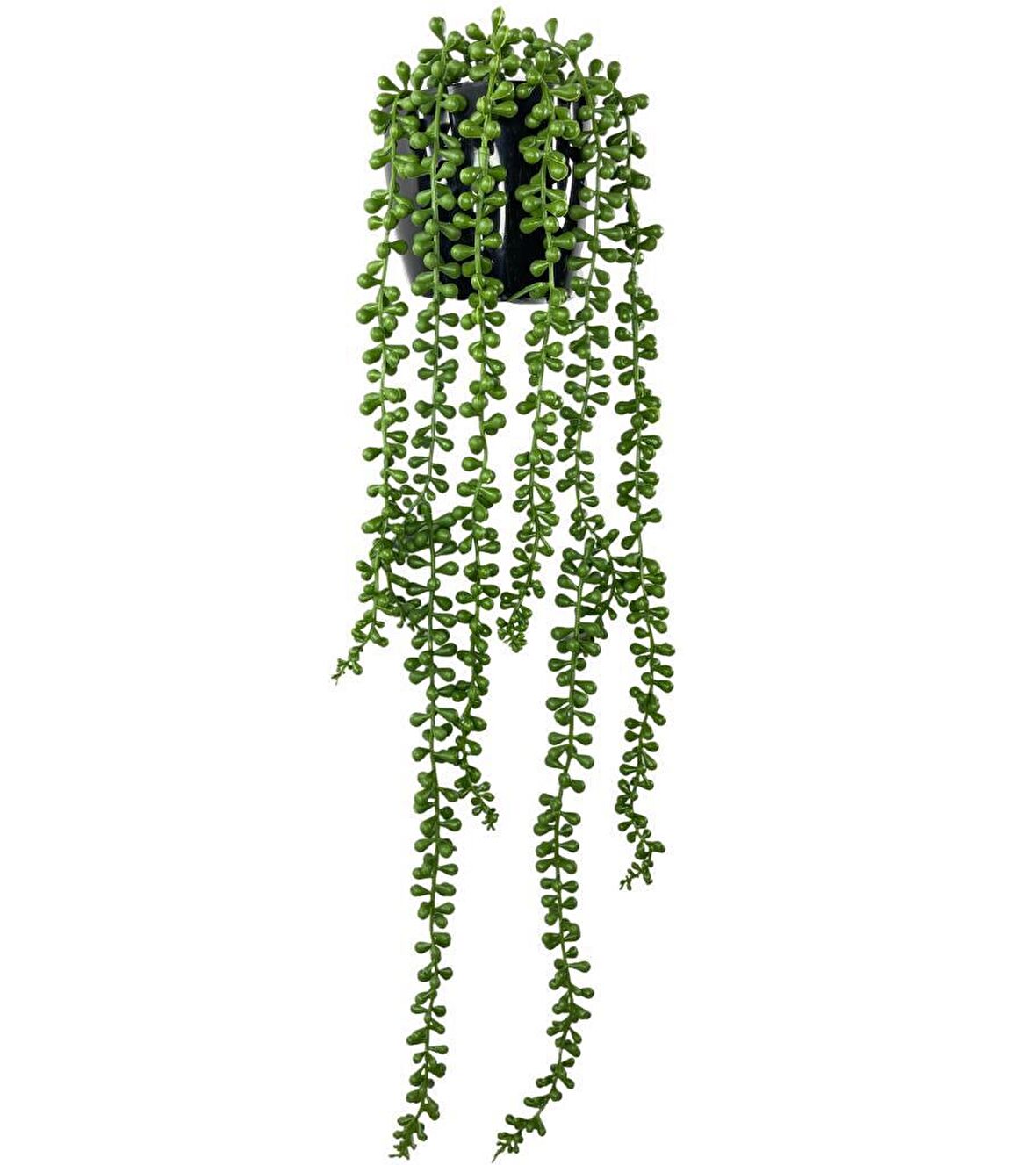 Yapay Çiçek Saksıda Sarkan String 6 Dallı 55cm Sarkan Çiçek
