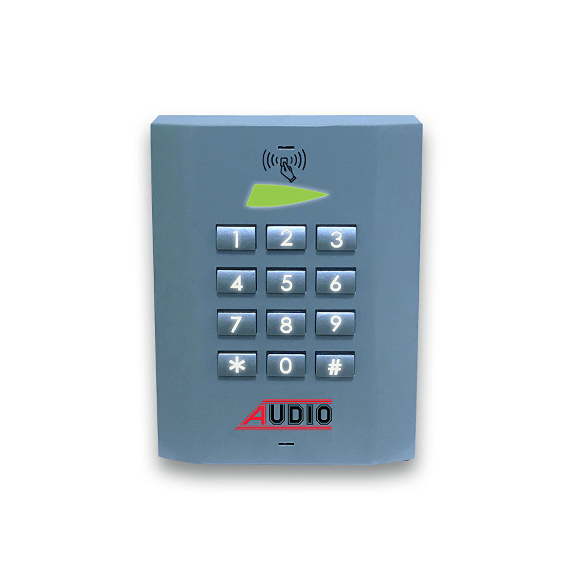 AUDIO 001425 Bus Plus Video Anahtarlayıcı Kartlı Geçi̇şli̇ Tuş Takımlı Kapı Gi̇ri̇ş Paneli̇ – Beyaz Şase