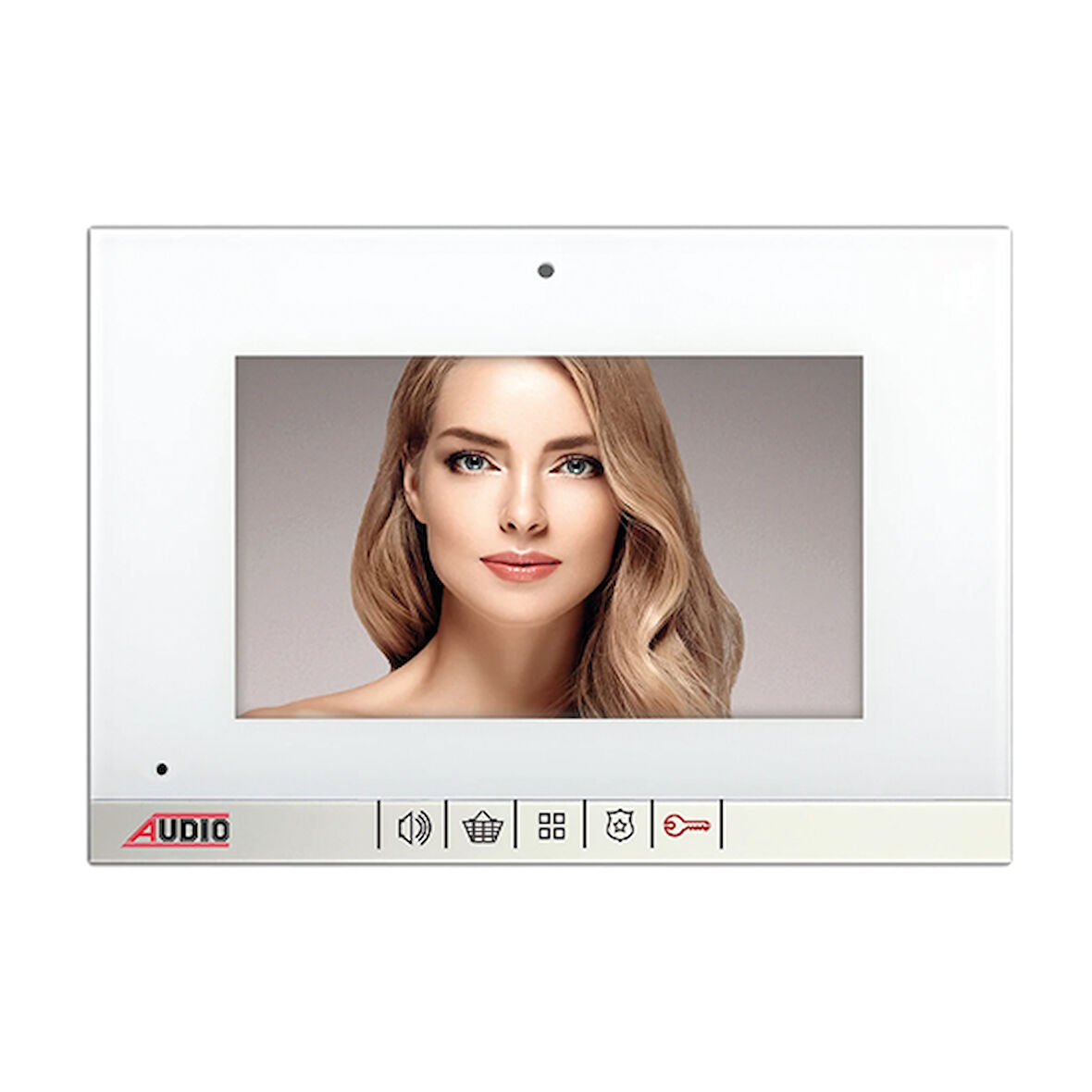 AUDIO 001188 Bus Plus 7" Görüntülü Diafon Bus Plus (Mekanik Butonlu) – Beyaz