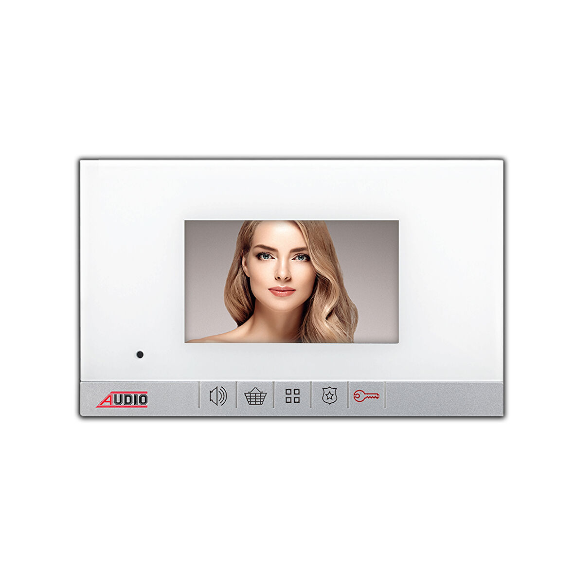 AUDIO 001182 SET Bus Plus 4.3" Görüntülü Diafon Bus Plus Mekanik Butonlu Handsfree Beyaz