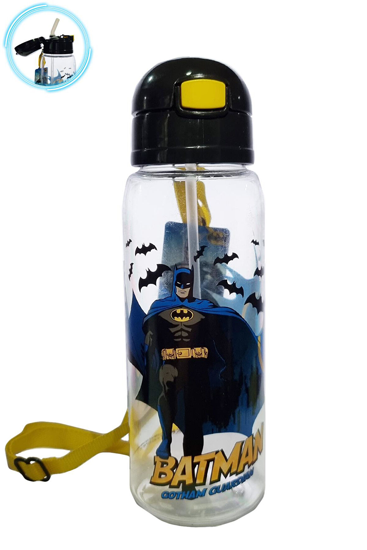 Pipetli Batman Matara 500ml - Batman Suluk - Batman Matara Pipetli Suluk