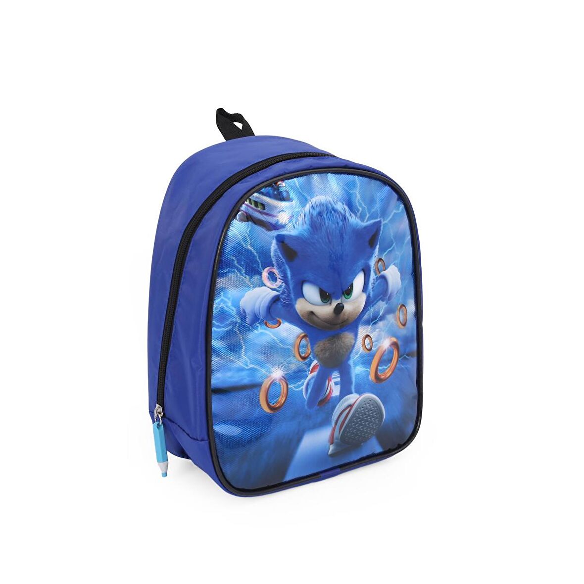Parlak Sonic Anaokulu Çantası - Süper Sonik Kreş Çantası
