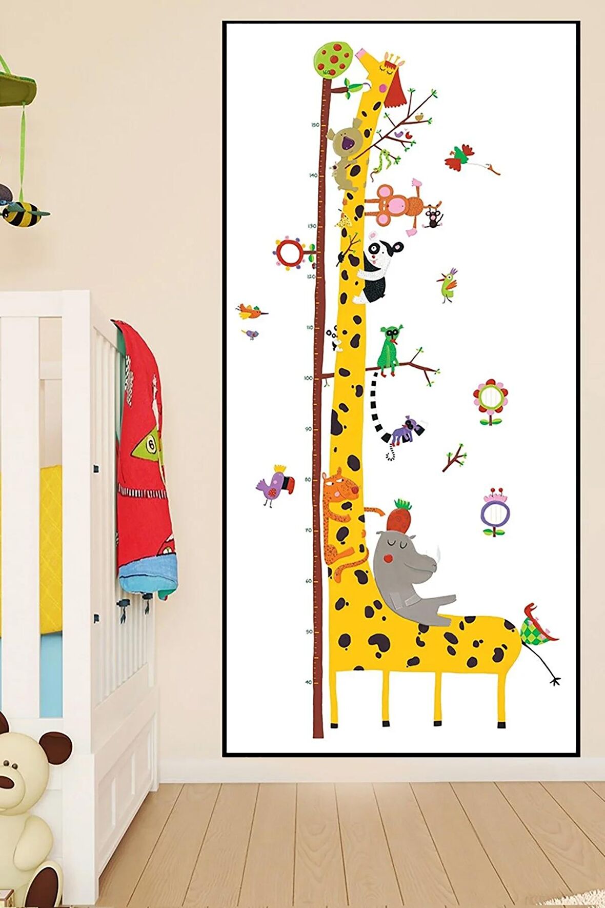 Hayvanlar Alemi Çocuk Boy Ölçer Poster