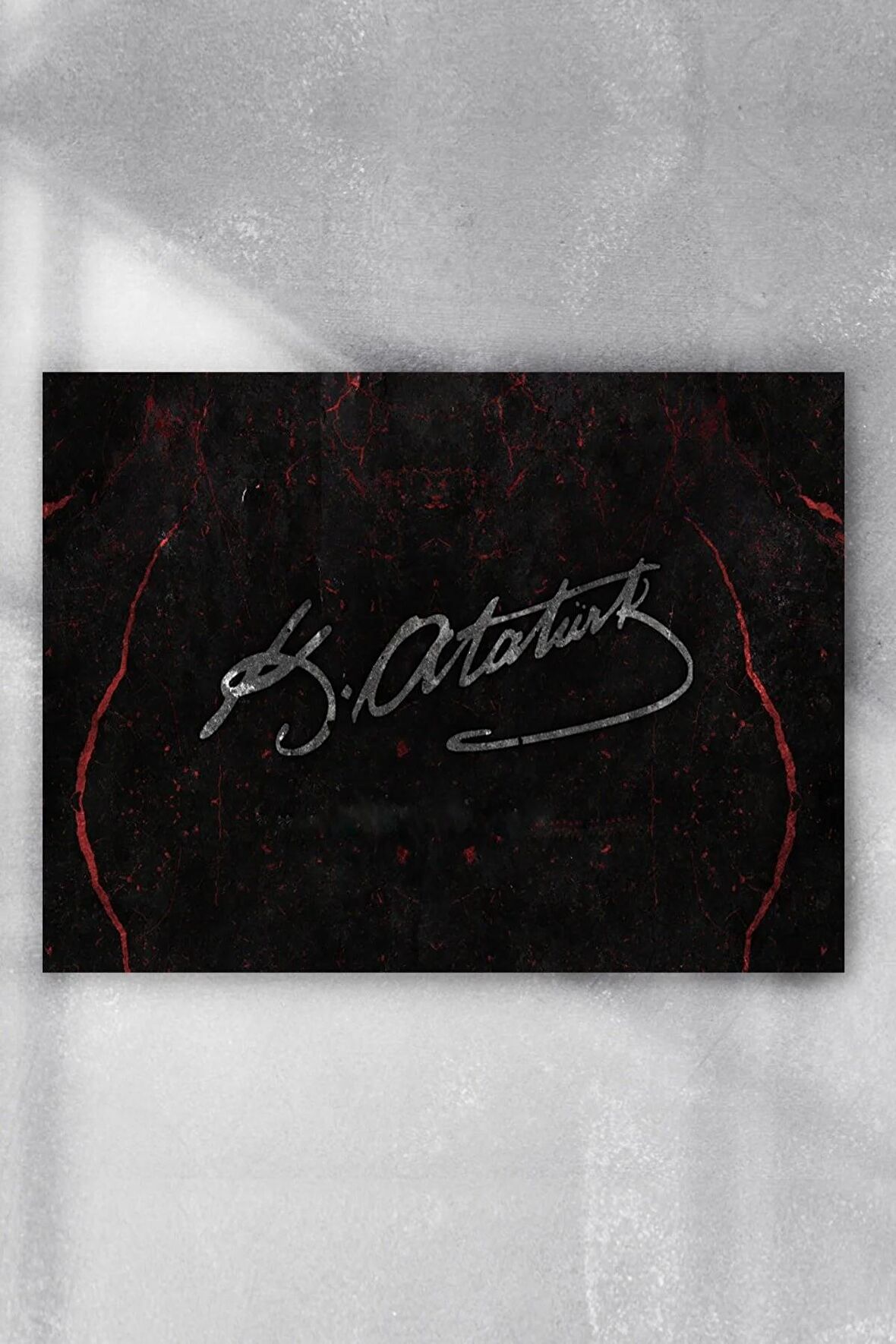 Mustafa Kemal Atatürk İmza Posteri 