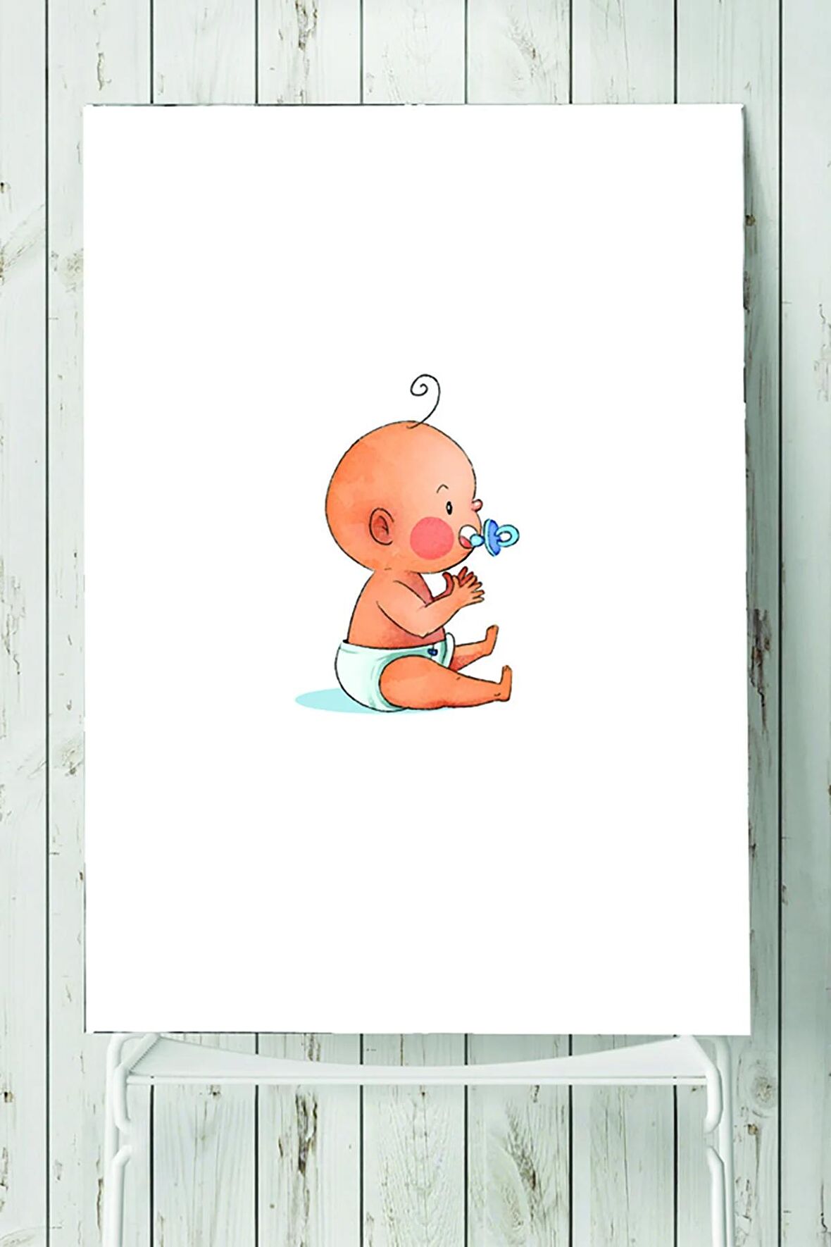 Küçük Bebek Çocuk Odası Poster 