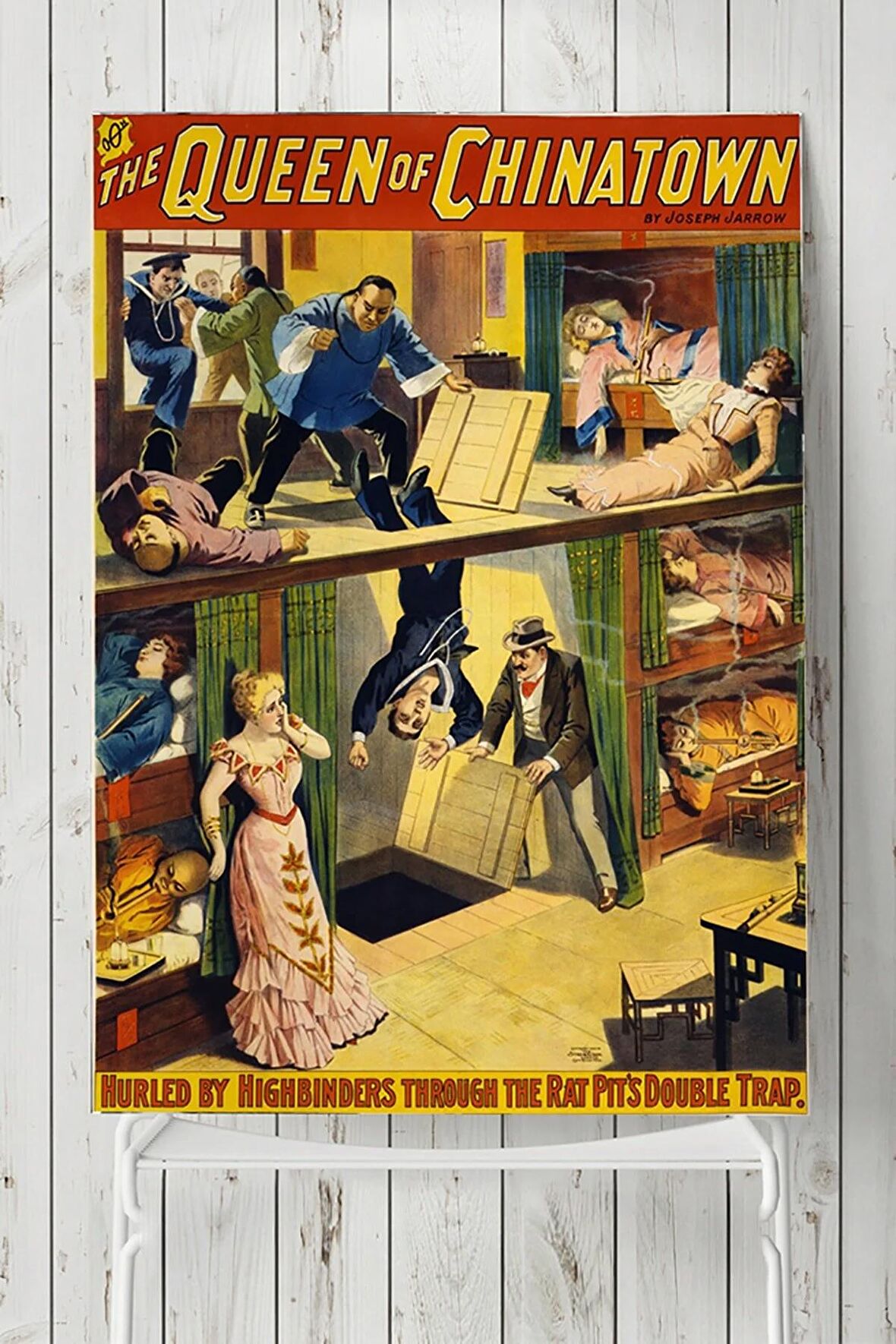 The Queen Of Chinatown Vintage Poster 