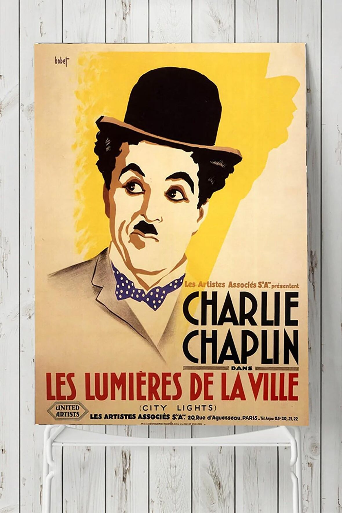 City Lights-şehir Işıkları Charlie Chaplin Film Afişi Poster 3 