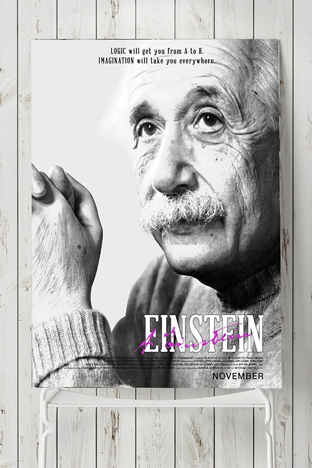 Einstein Bilimsel Poster 