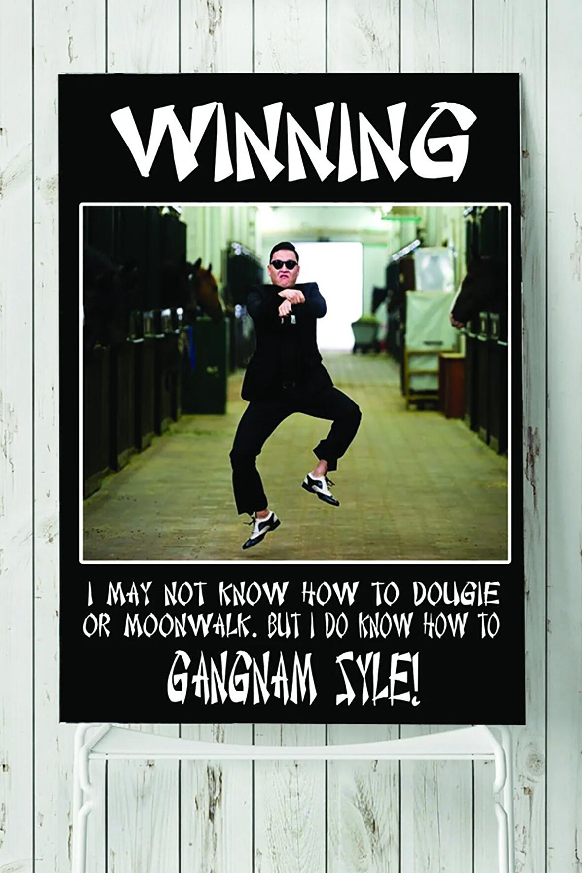 Gangnam Style Eğlenceli Mizahi Poster 