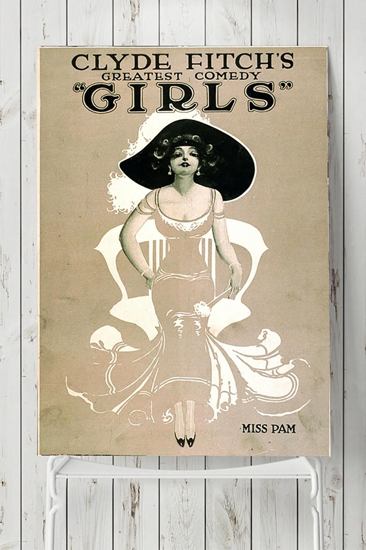 Girls Vintage Poster