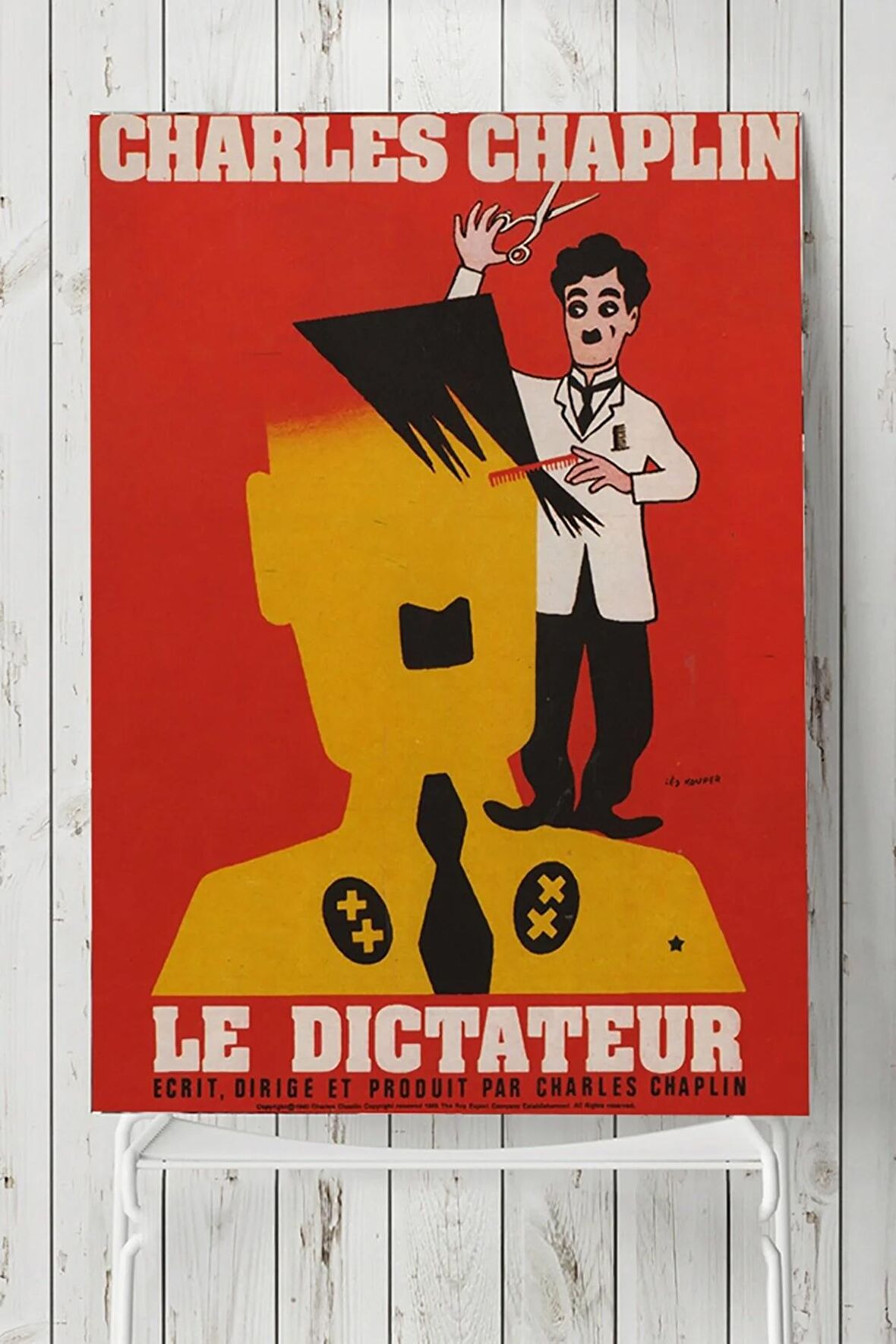 Charlie Chaplin The Great Dictator Film Afişi Poster