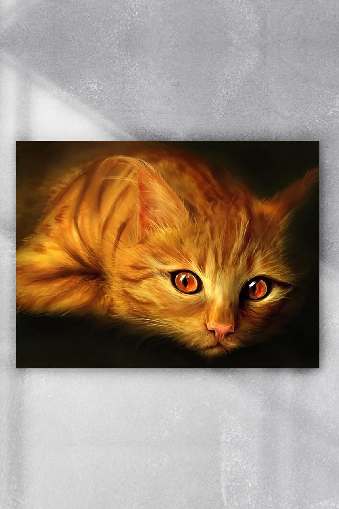 Kedi Sanatsal Poster