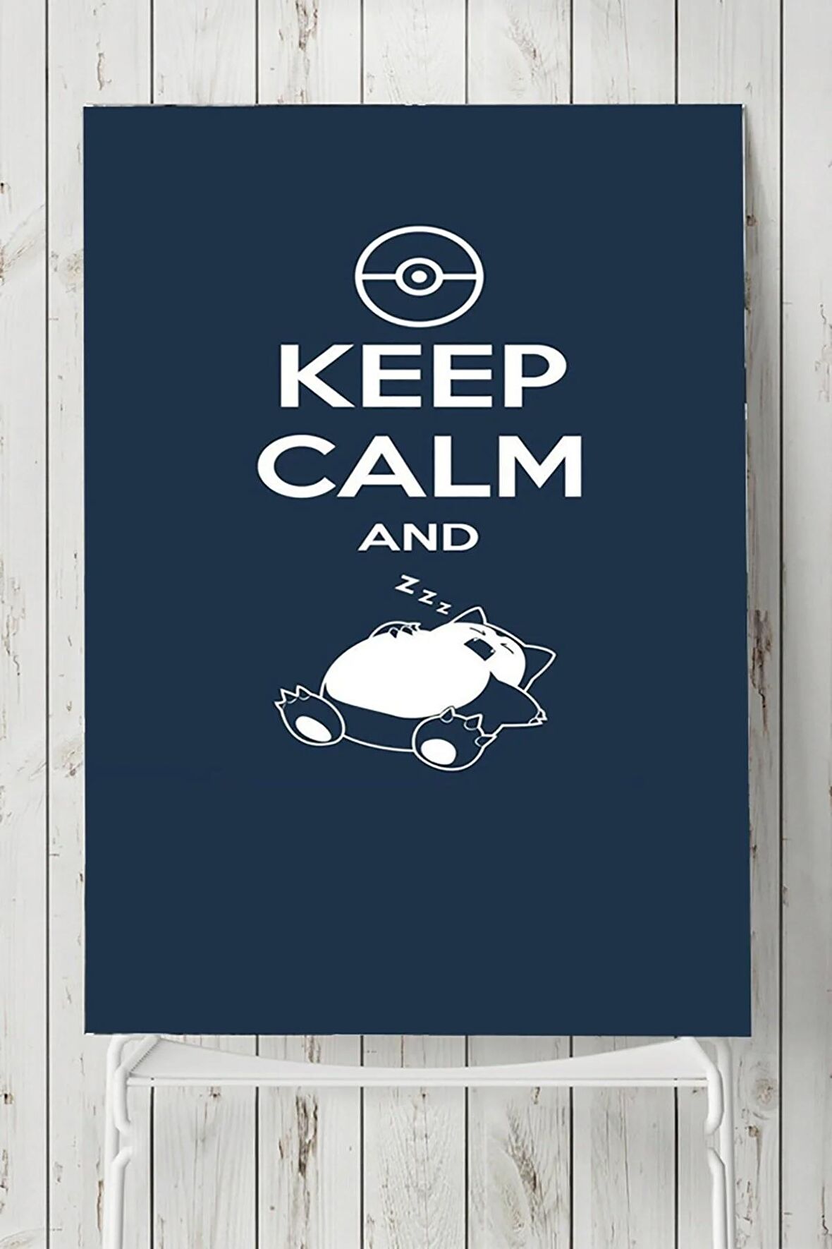 Keep Calm And Sleep Eğlenceli Mizahi Poster 
