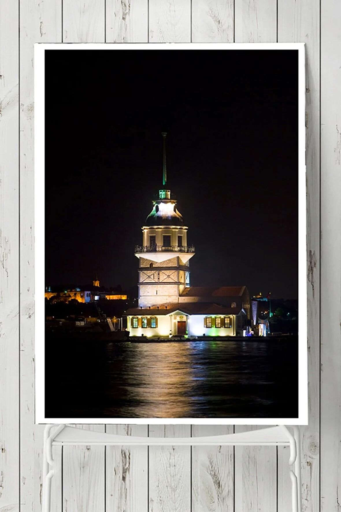 Istanbul Kız Kulesi Manzara Posteri 2