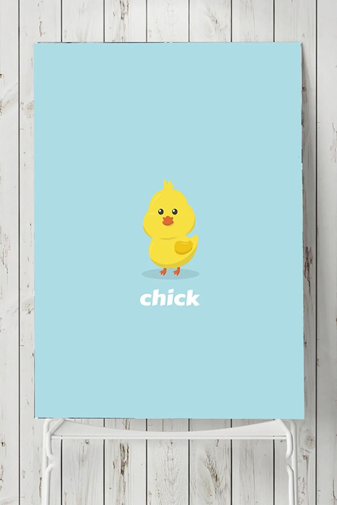 Küçük Civciv Çocuk Odası Poster  
