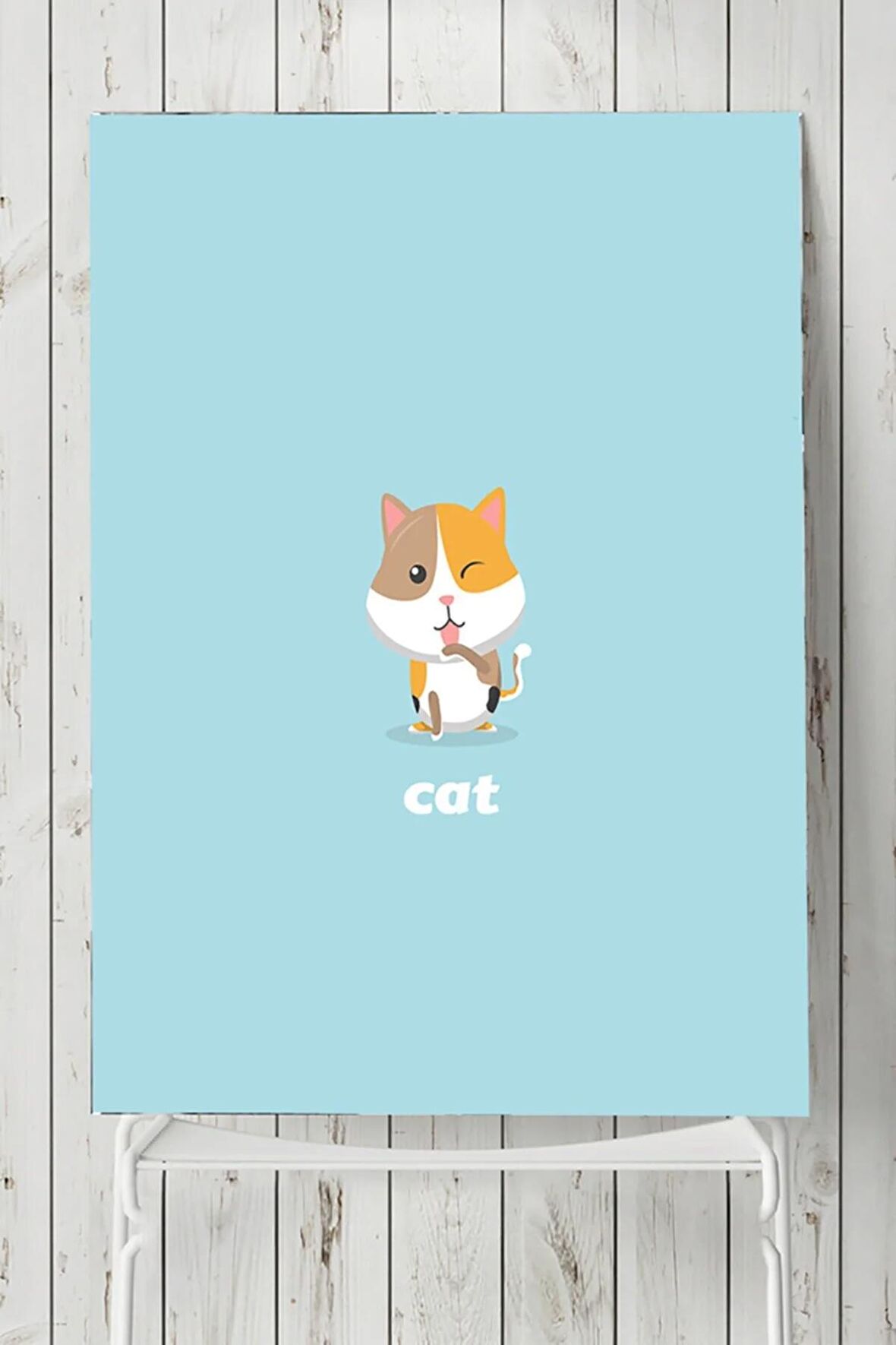 Küçük Kedi Çocuk Odası Poster 