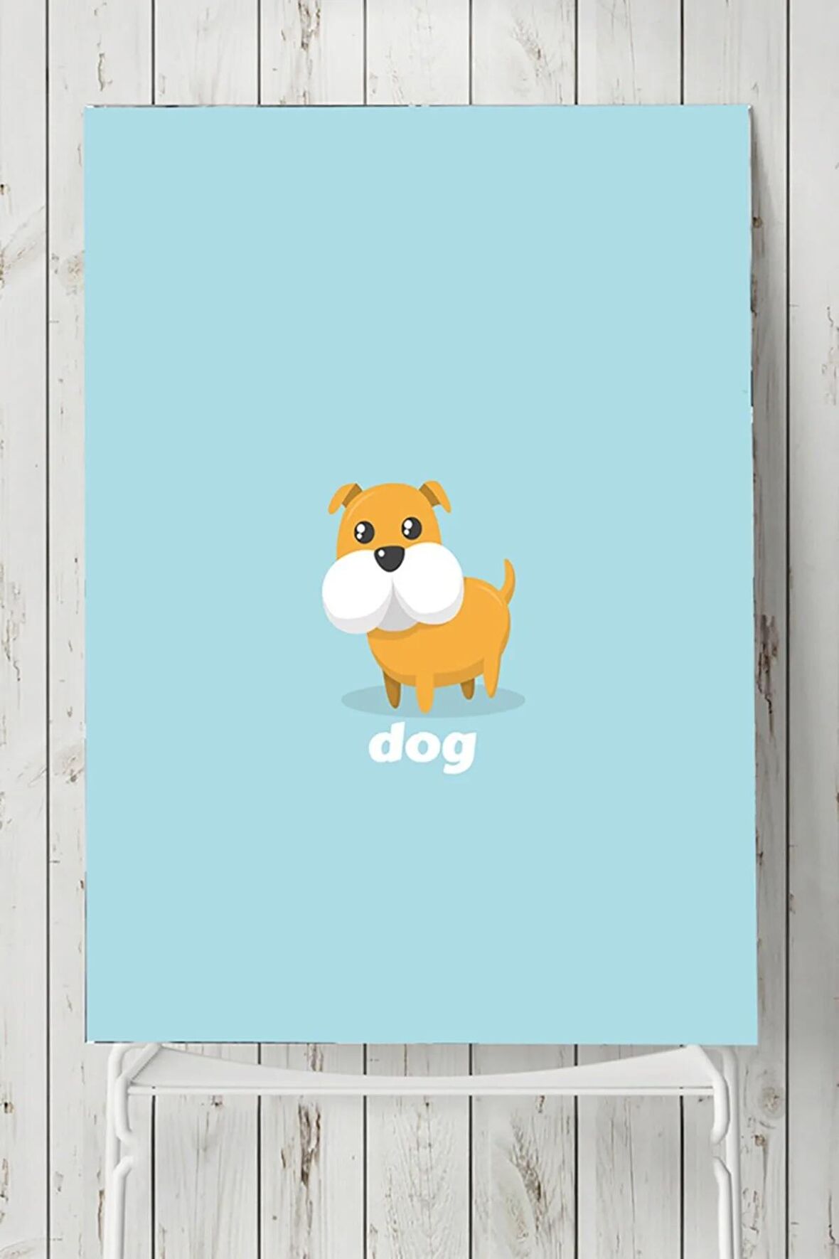 Küçük Köpek Çocuk Odası Poster 