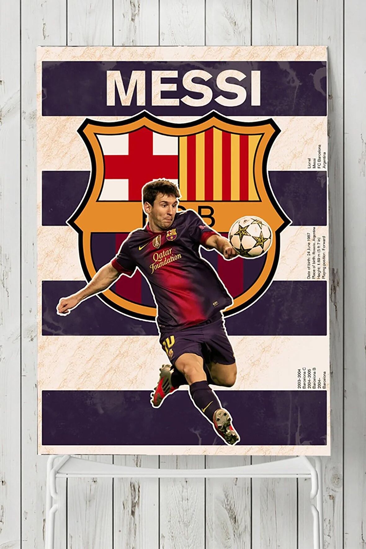 Lionel Messi Futbol Posteri 