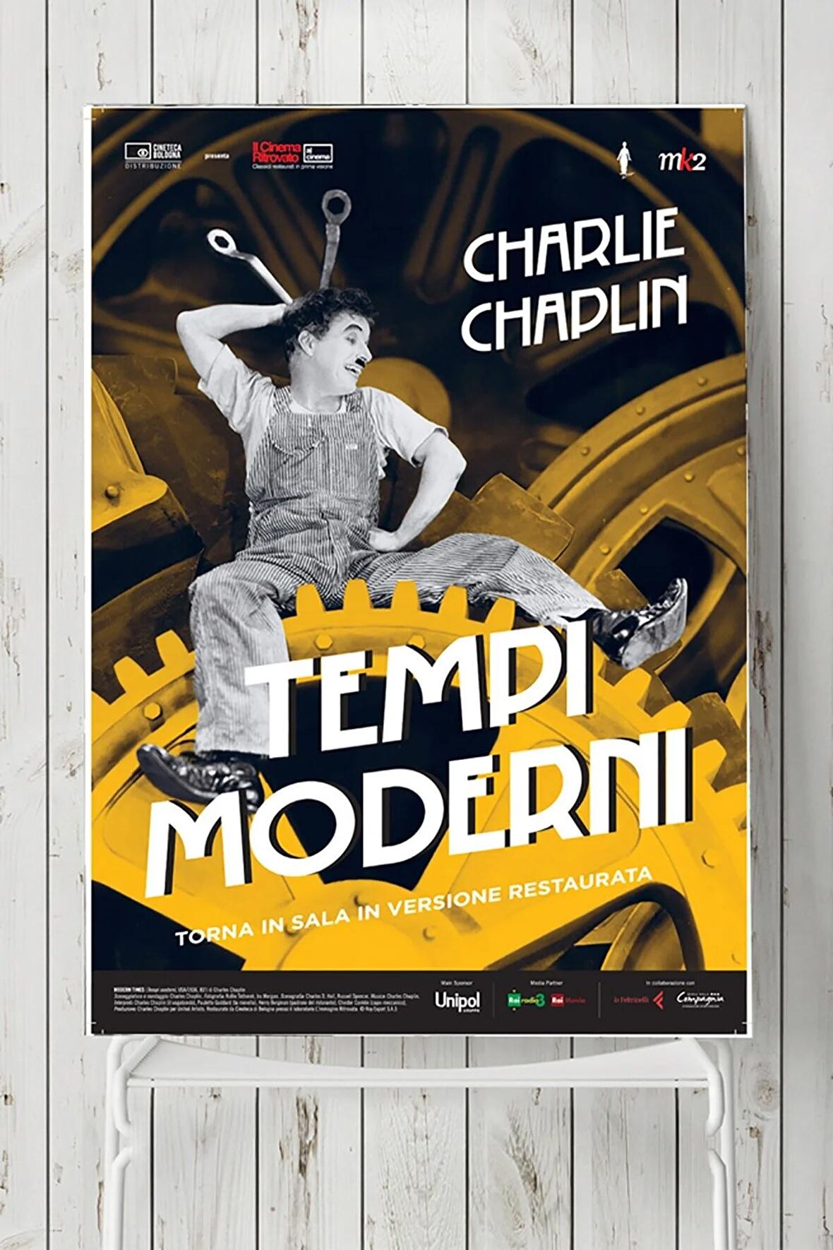 Modern Times-asri Zamanlar Charlie Chaplin Film Afişi Poster 2 