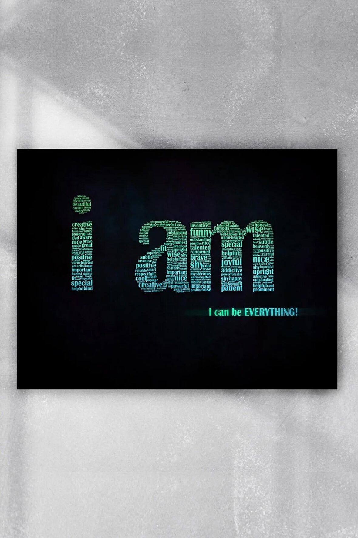 I Am Motivasyon Poster 