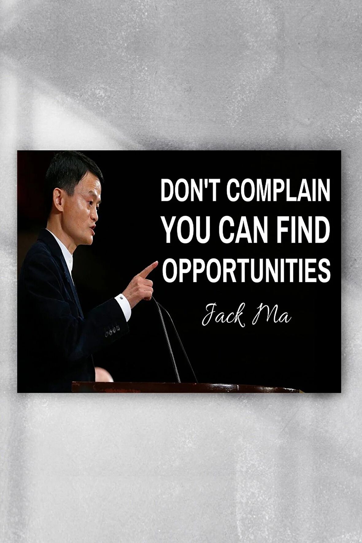 Jack Ma Girişimcilik Poster 