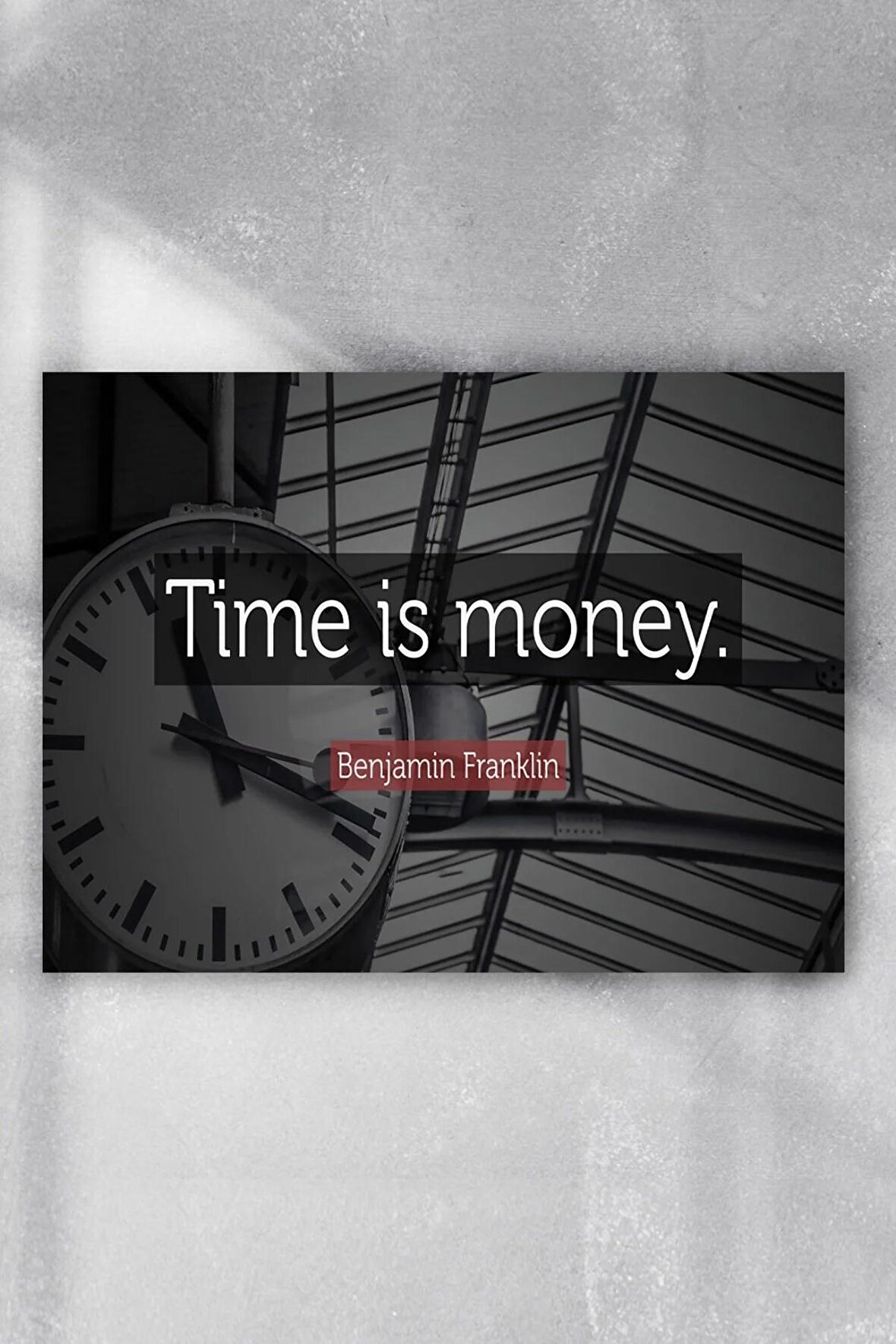 Vakit Nakittir Time Is Money Girişimcilik Poster 2 