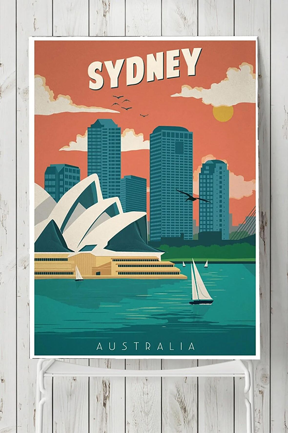 Sidney Vintage Poster 