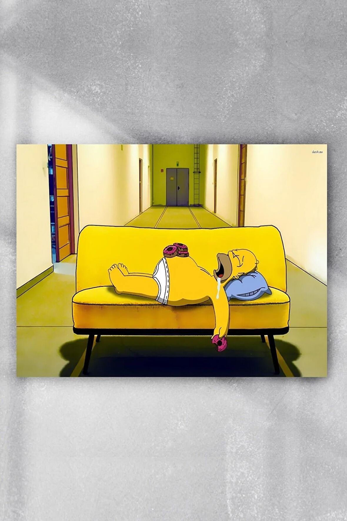 The Simpsons Eğlenceli Mizahi Poster 