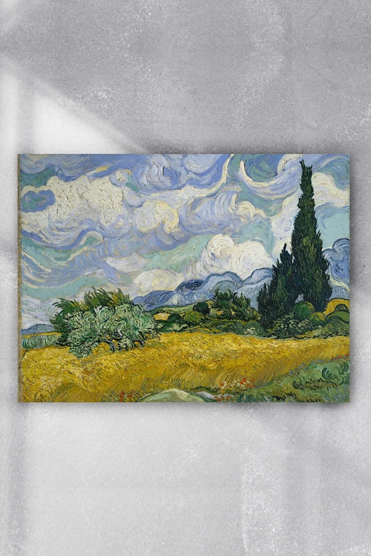 Van Gogh - Cypresses Sanatsal Poster 