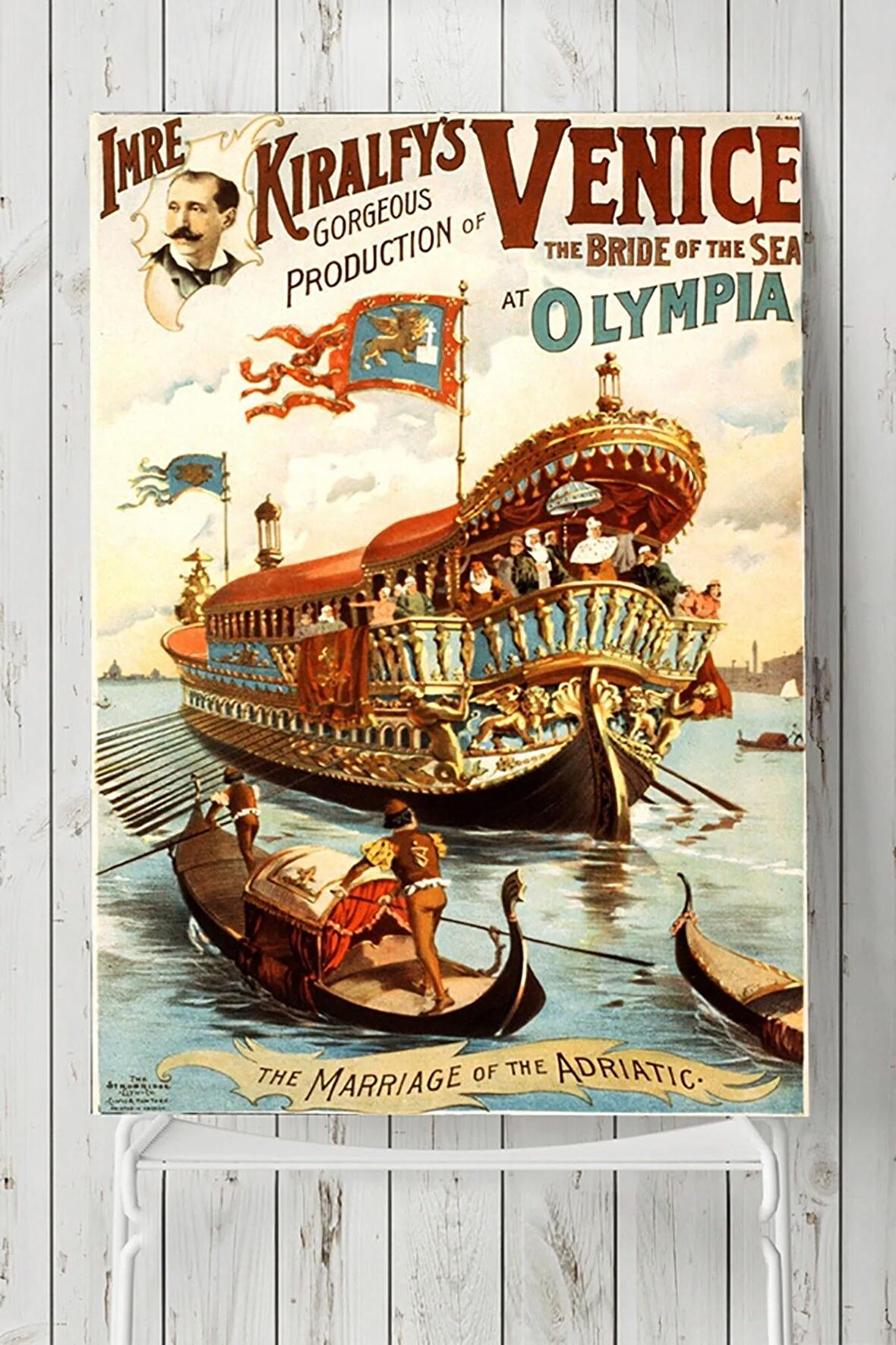 Venedik Vintage Manzara Posteri