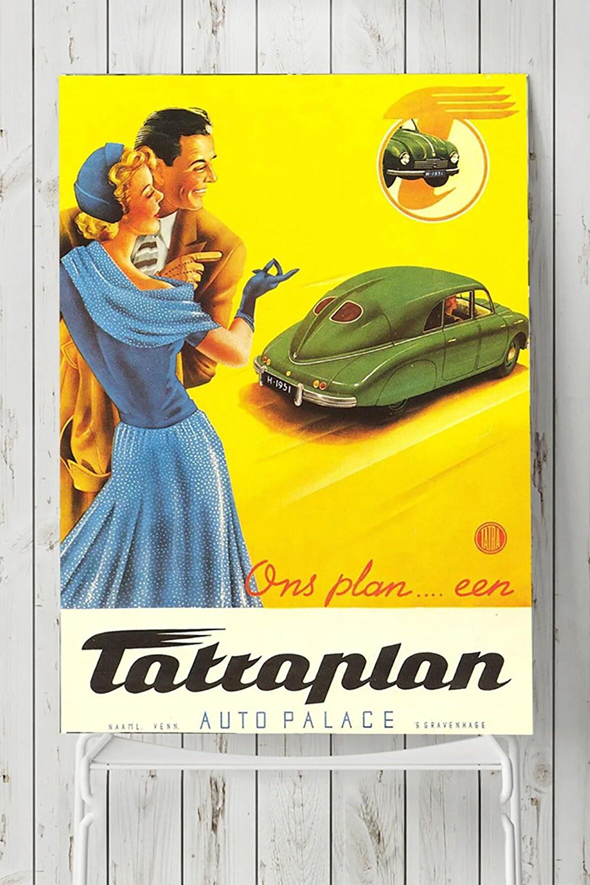 Vintage Araba Posteri 