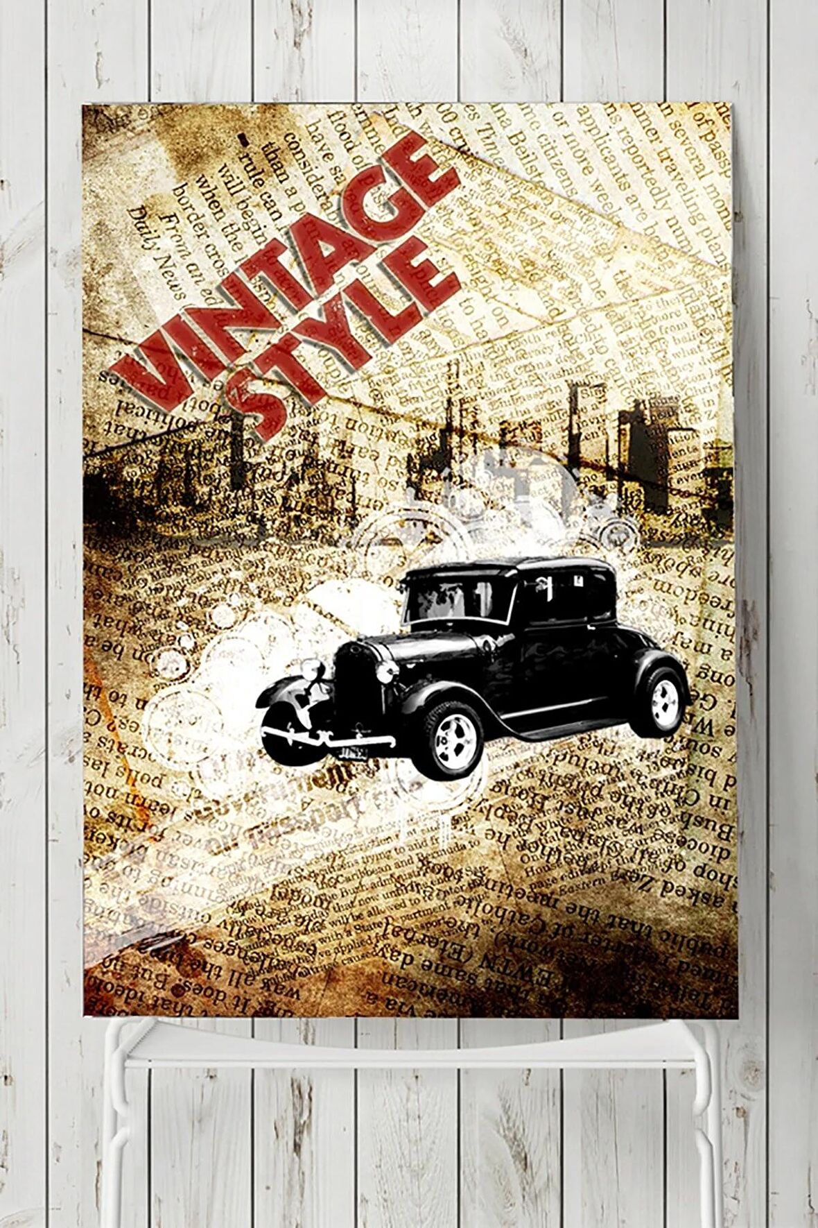 Vintage Araba Posteri 2 