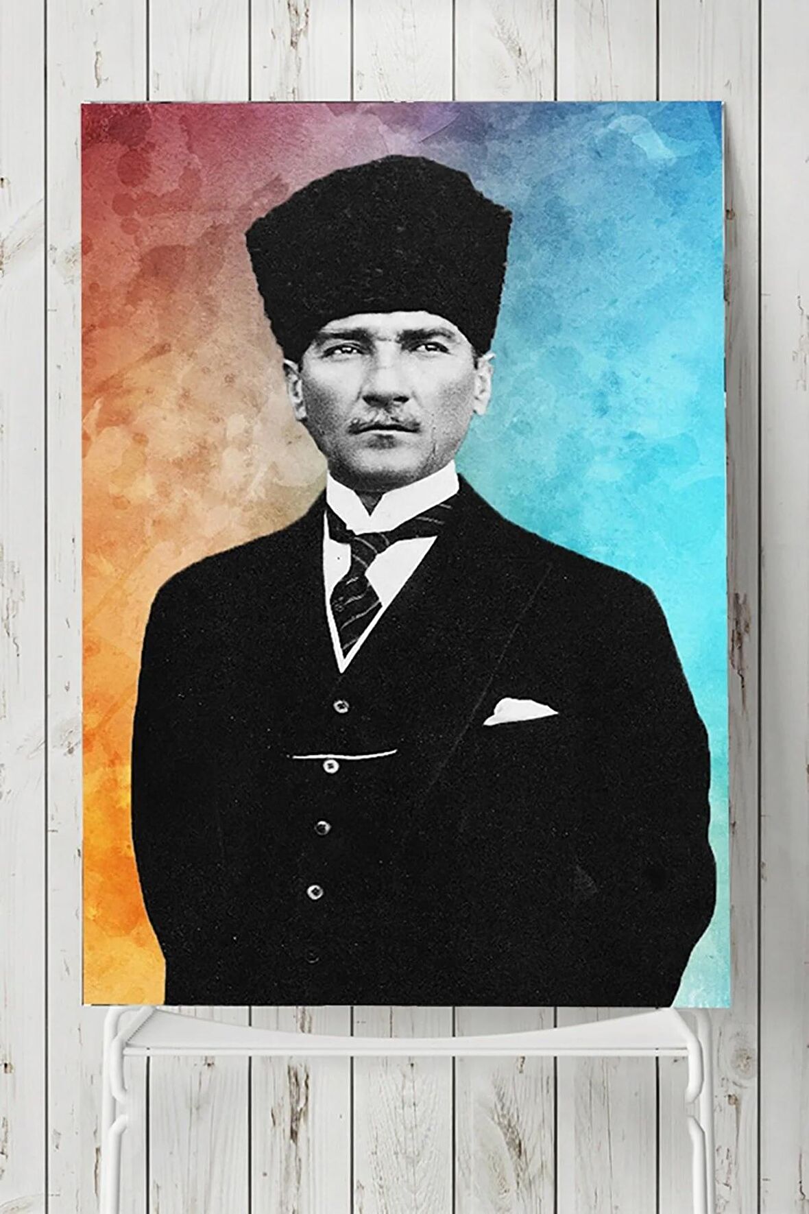 Mustafa Kemal Atatürk Tasarım Poster 