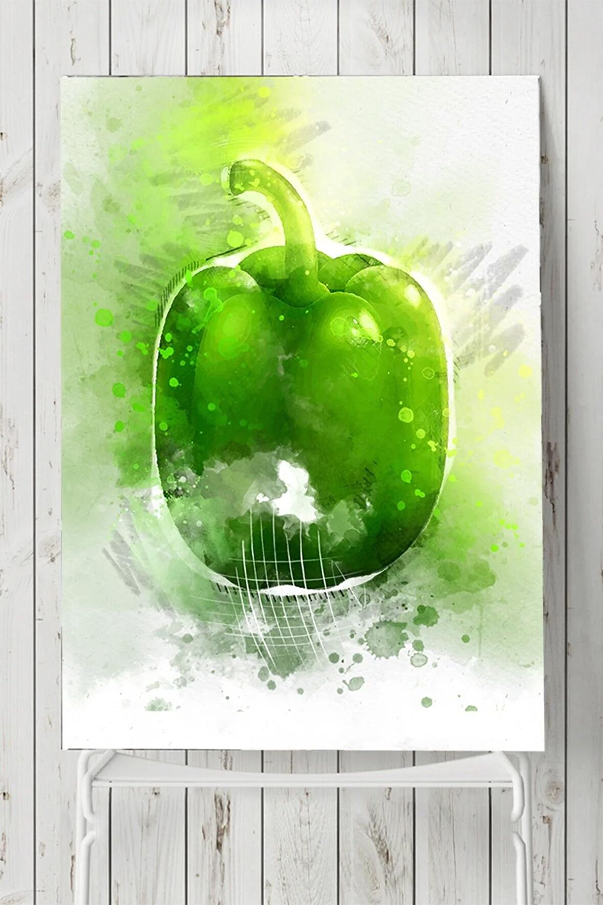 Biber Sanatsal Mutfak Poster 
