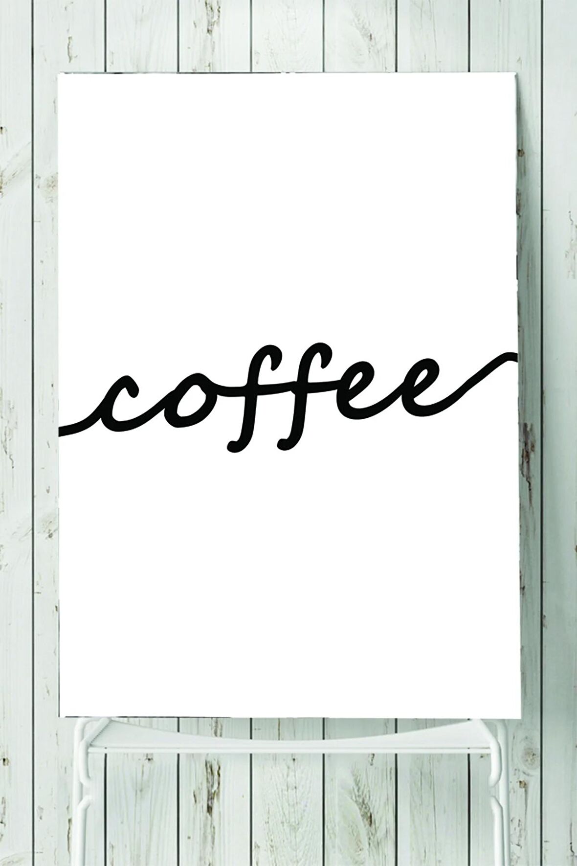 Coffe Yazılı Mutfak Poster 