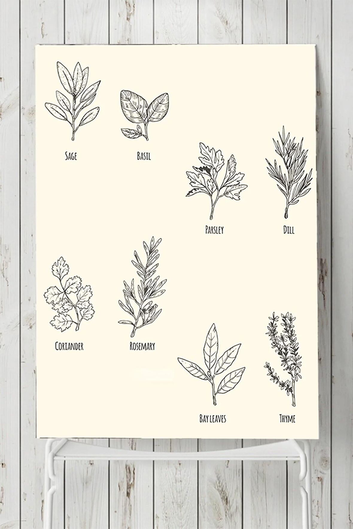 Otlar Vintage Mutfak Poster 