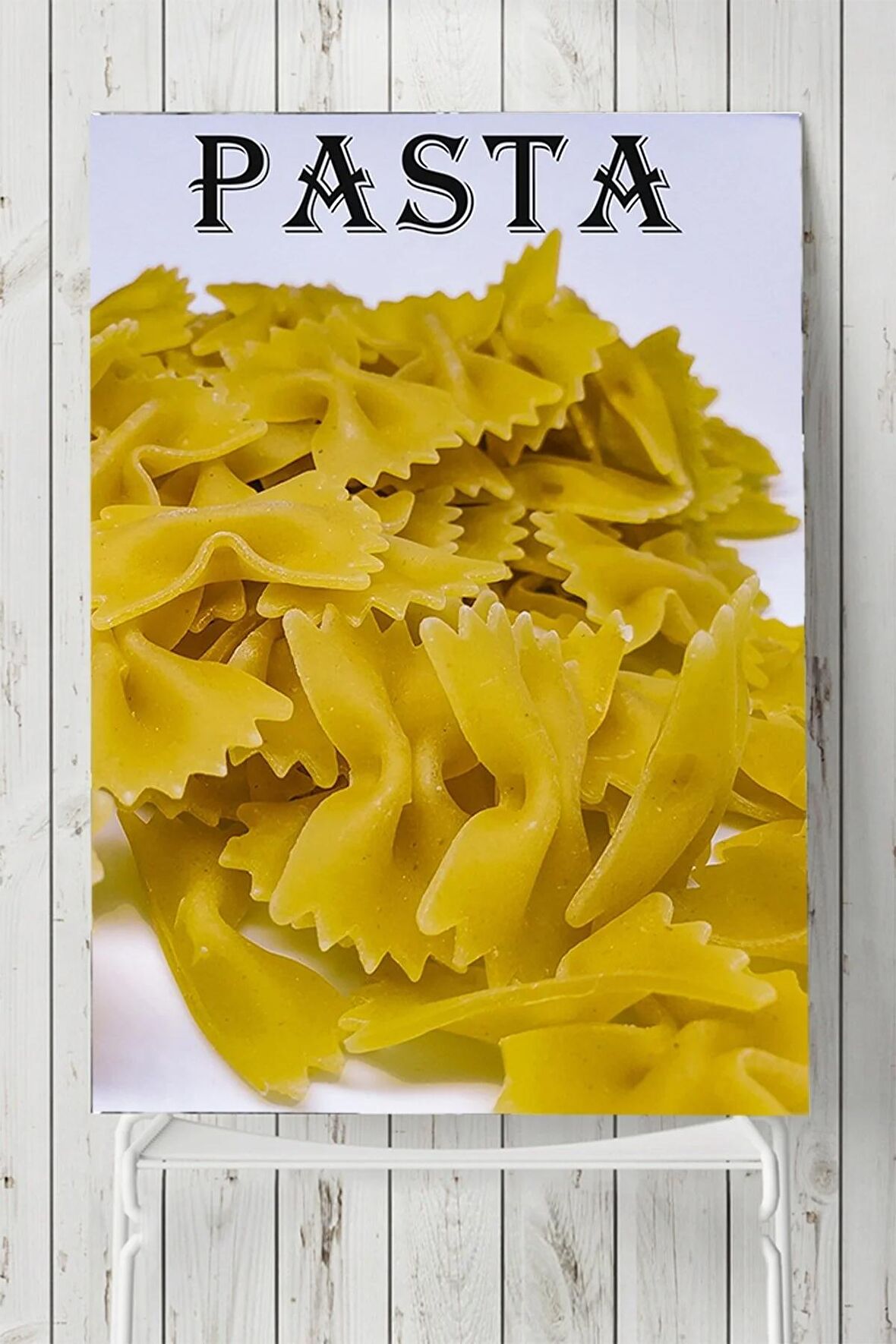 Makarna Vintage Mutfak Poster 