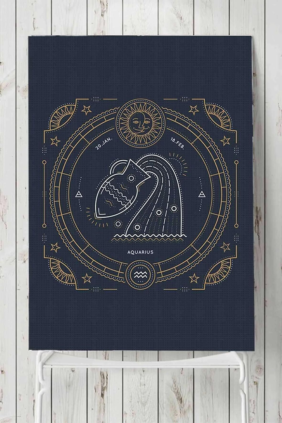 Kova Burcu Tasarım Poster