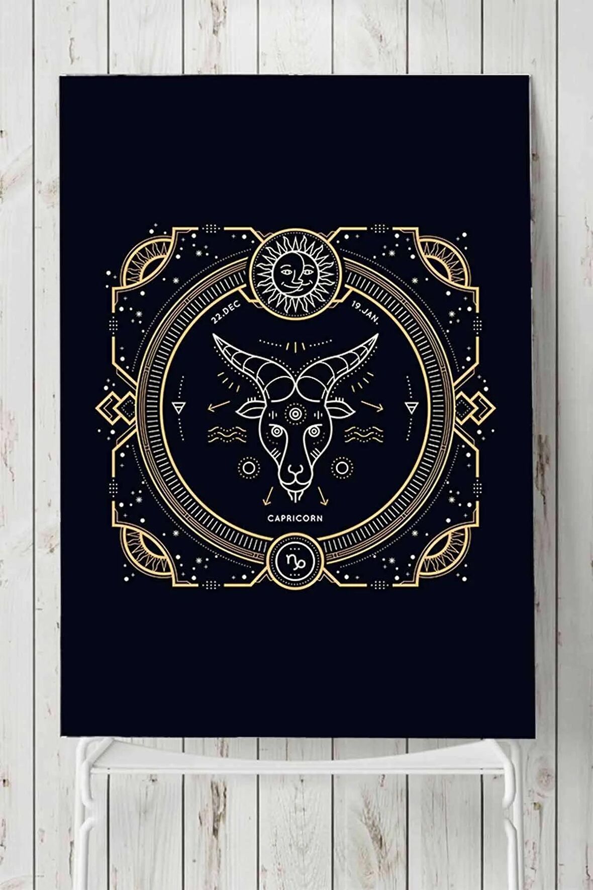 Oğlak Burcu Tasarım Poster 2